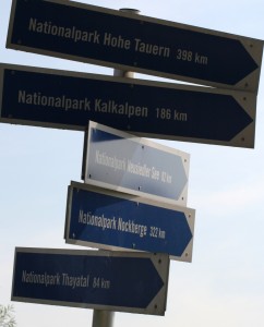 Hohe Tauern, Kalkalpen, Neusiedler See, Nockberge, Thayatal. Alle weit entfernt
