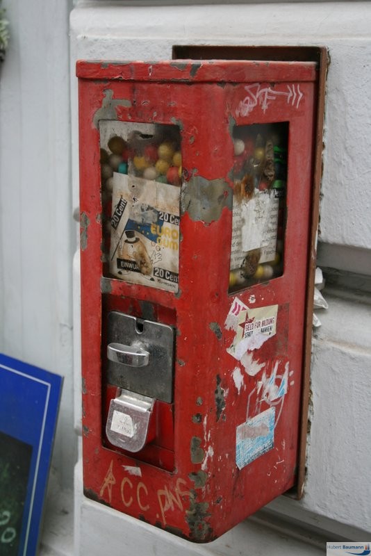 Kaugummiautomat (schon etwas in die Jahre gekommen) - Kategorien: Kurzmeldung  Wien-Donaustadt-0921